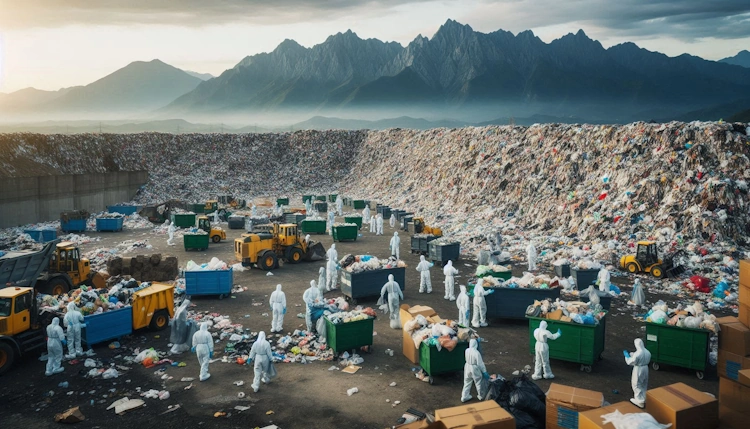 a landfill near Virginia Beach